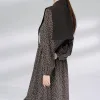 Jimmy Seio's 2021 autumn collection features a new autumn chanter-style suit dress for women, exuding a trendy vibe with floral chiffon on the street Specification image